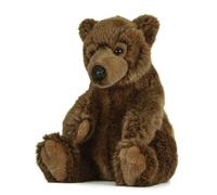 Living Nature peluche, peluche World Wildlife, Brown Bear