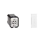 Living Now Comando Tapparella Connesso & Living Now Cover Comando Tapparelle 1M, Bianco