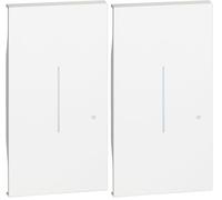 Living Now Cover Comando Luci Wireless, Bianca (Confezione da 2)