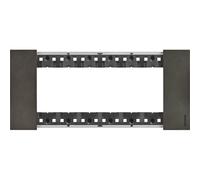 Placca Bticino Living Now 6 moduli colore Space KA4806NG