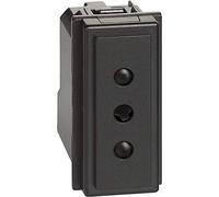 Presa Bticino Living Now 2P+T 10A 250V Nero KG4113