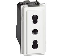 Presa Bipasso Bticino Living Now 2P+T 10/16A colore bianca KW4180