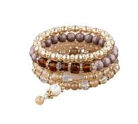 Living Oak since 2019 Bracciale da donna multifilo Emerald Dream "Turquoise Glow"