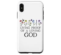 Living Proof of a Loving God Quote Christian Jesus Loves You Custodia per iPhone XS Max