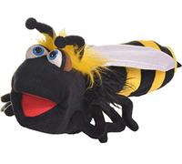 Living Puppets Doris - Peluche a forma di ape in tessuto, 35 cm, W838, colore: Nero/Giallo