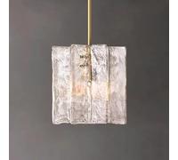 Living Room Luxury American Retro E14 LED Chandelier Pendant Light Brass Chrome