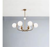 Living room minimalist pendant light personalized magic bean molecular circular LED modern home lighting fixture