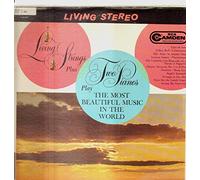 Living Strings Plus Two Pianos - LIVING STRINGS PLUS 2 PIANOS Most Beautiful Music in the World LP