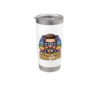 Living That Dad Life Bicchiere termico in acciaio inox doppia parete