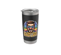 Living That Dad Life Bicchiere termico in acciaio inox doppia parete