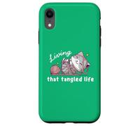 Living That Tangled Life, Filato Cat Lover, uncinetto Custodia per iPhone XR