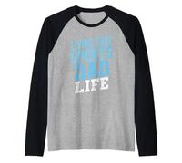 Living ThatSports Dad Life Design Maglia con Maniche Raglan