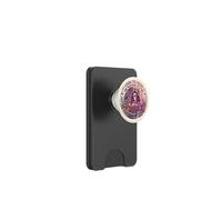 Living The Dream Book Reading Boho Floral Skeleton Bookish PopSockets PopWallet per MagSafe