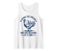 Living The Dream One Bad Decision At a Time - Gatto gattino divertente Canotta