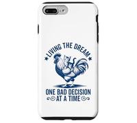 Living The Dream One Bad Decision At a Time - Gatto gattino divertente Custodia per iPhone 7 Plus/8 Plus