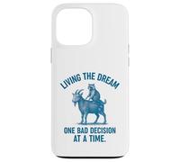 Living the Dream One Bad Decision at a Time Raccoon & Goat Custodia per iPhone 13 Pro Max