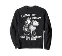 Living The Dream One Bad Decision At A Time Rana Capibara Felpa