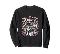 Living The Reading Mom Life Book Lover Reader Felpa