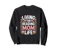 Living The Reading Mom Life Book Lover Reader Felpa