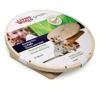 Living World - Disco da Corsa in Legno, per criceti, Topi, gerbilli