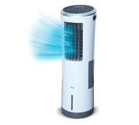 Livington InstaChill - Raffreddatore ad acqua - Raffreddatore ad aria portatile con 3 livelli di raffreddamento, refrigeratore senza tubo di scarico per 12 ore di raffreddamento grazie al serbatoio da 8,5 l, con telecomando, umidificatore