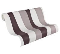Livingwalls 912930 - Carta da parati a strisce Daniel Hechter 2, colore: Marrone/Crema/Metallo
