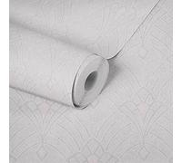 Livingwalls Art Déco 380941 - Carta da parati Mata Hari, in tessuto non tessuto, leggermente lucido, struttura fine