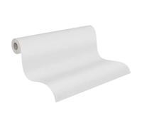 Livingwalls Carta da parati 396551 - Carta da parati a tinta unita in bianco - Carta da parati monocromatica di alta qualità con trama fine per vari ambienti - 10,05m x 0,53m - Made in Germany
