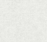 Livingwalls Carta da parati in tessuto non tessuto bianco grigio tinta unita 381973 per soggiorno, 10,05 x 0,53 m, Made in Germany