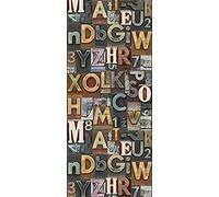 Livingwalls Carta Da Parati Panel Pop. 2 300691 30069-1 Pannello Up Brown Colorful