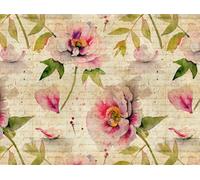 Livingwalls Carta da parati vintage con fiori, 382761, motivo floreale, 3,71 x 2,80 m, made in Germany