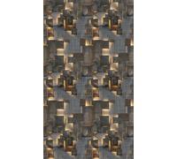 Livingwalls Hot Spots carta da parati fotografica astratta 1,59 m x 2,80 m - marrone, giallo, grigio - carta da parati grafica - 790160