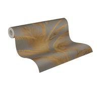 Livingwalls Michalsky 399804 - Carta da parati in tessuto non tessuto, motivo: palme, di alta qualità, colore: grigio, oro, metallizzato