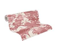 Livingwalls Michalsky 399824 - Carta da parati in tessuto non tessuto, motivo floreale, di alta qualità con animali, colore: rosso, crema, rosa