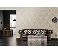 Livingwalls My Home My Spa 387071 - Carta da parati in tessuto non tessuto, motivo floreale, 10,05 x 0,53 m, colore: Beige