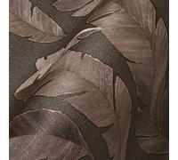 Livingwalls Travel Styles - Carta da parati botanica in tessuto non tessuto, per ambienti diversi, 10,05 m x 0,53 m, colore: Marrone