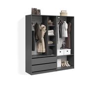 Livinity Armadio Trento, Antracite, | Set di 2