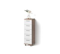 Livinity Cassettiera da bagno Eisak, Sonoma, 30 x 95 cm