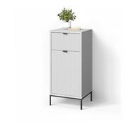 Livinity Mobile midi ATERNO, Bianco, 40 x 87 cm | con anta e cassetto