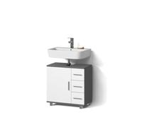 Livinity Mobile sottolavabo per bagno Eisak, Antracite, 60 x 60.8 cm
