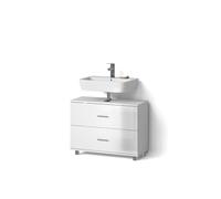 Livinity Mobile sottolavabo per bagno Eisak, Bianco lucido, 80 x 60.8 cm