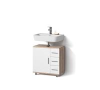 Livinity Mobile sottolavabo per bagno Eisak, Sonoma, 60 x 60 cm