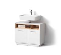 Livinity Mobile sottolavabo per bagno Temo, Bianco, 80 x 64 cm