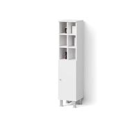 Livinity Mobiletto bagno Fucino, Bianco, 30 x 130.6 cm porta grande