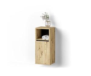 Livinity Mobiletto bagno Vomano, Rovere artigianale, 38 x 80 cm