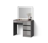 Livinity Set da tavolo per il trucco Imola, Grigio, 90 cm