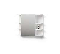 Livinity Specchio contenitore bagno Fucino, Bianco, 79.6 x 64 cm