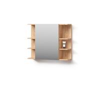 Livinity Specchio contenitore bagno Fucino, Rovere, 79.6 x 64 cm