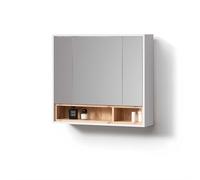 Livinity Specchio contenitore bagno Temo, Bianco, 80 x 72 cm