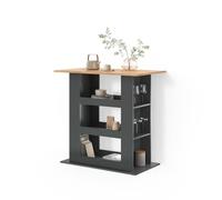 Livinity Tavolo da bar Regusa, Rovere dorato/antracite, 110 x 65 cm